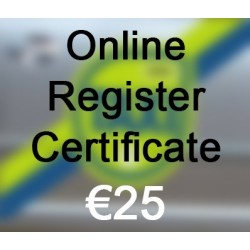Online Register Certificate €25