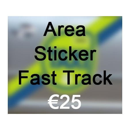 Area Sticker Fast Track €25