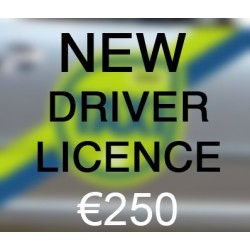 New Driver Licence €250